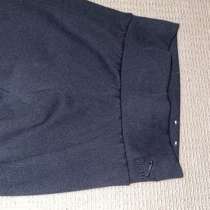 HIGH WAISTED RIBBED BLACK LEGGINGS (PUMA)